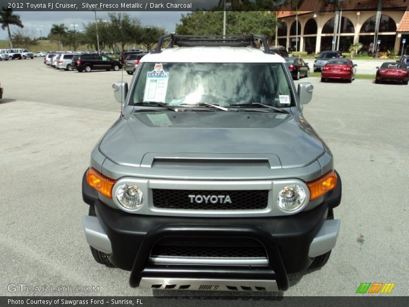 Silver Fresco Metallic / Dark Charcoal 2012 Toyota FJ Cruiser