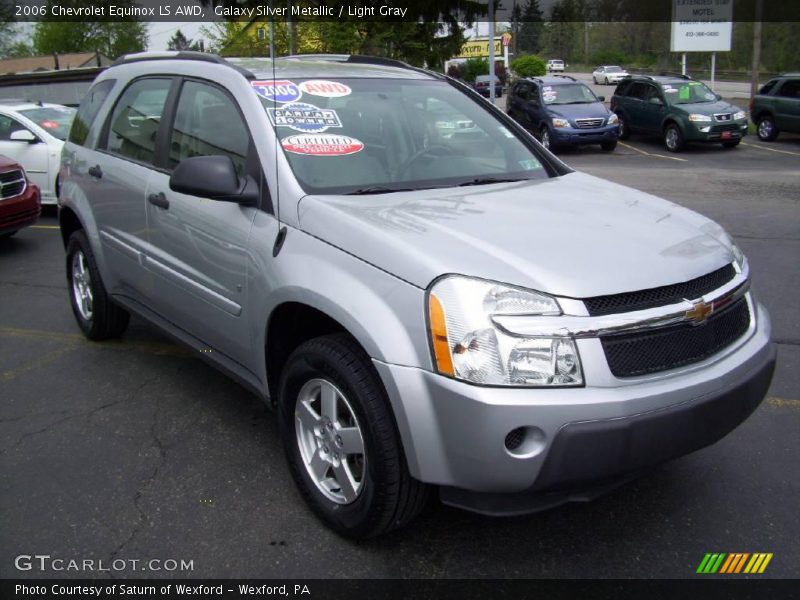 Galaxy Silver Metallic / Light Gray 2006 Chevrolet Equinox LS AWD