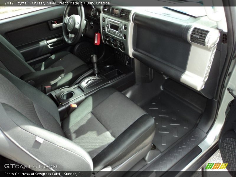 Silver Fresco Metallic / Dark Charcoal 2012 Toyota FJ Cruiser