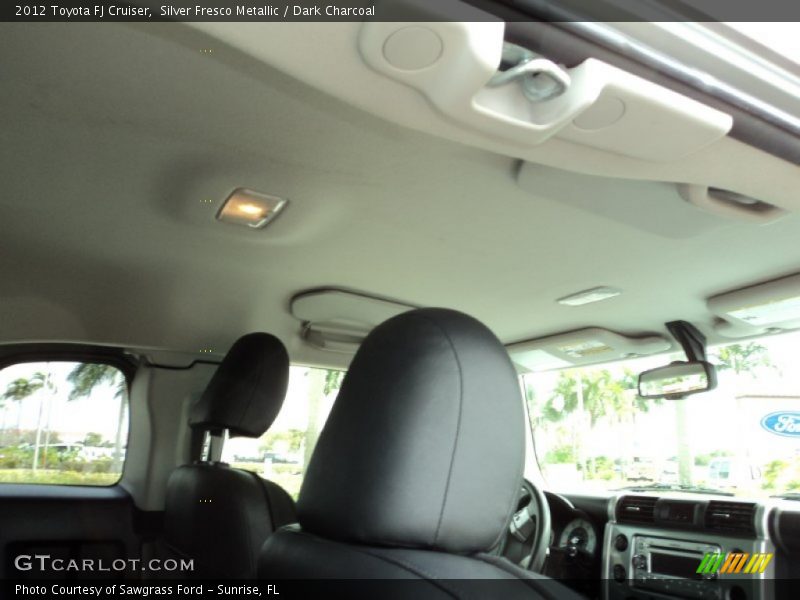 Silver Fresco Metallic / Dark Charcoal 2012 Toyota FJ Cruiser