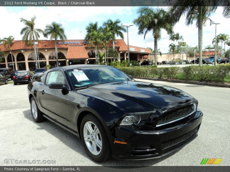 Black / Charcoal Black 2013 Ford Mustang V6 Coupe