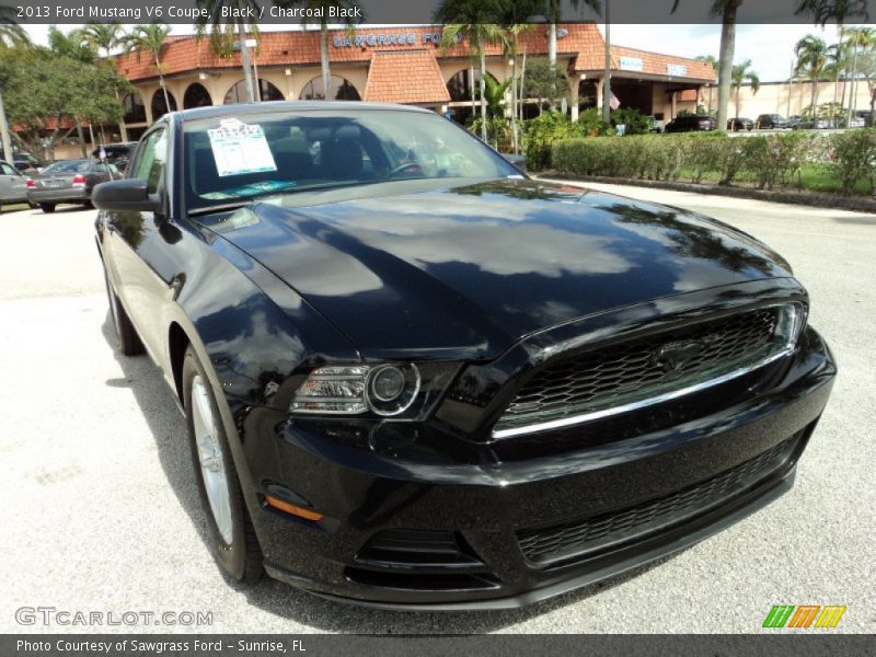 Black / Charcoal Black 2013 Ford Mustang V6 Coupe
