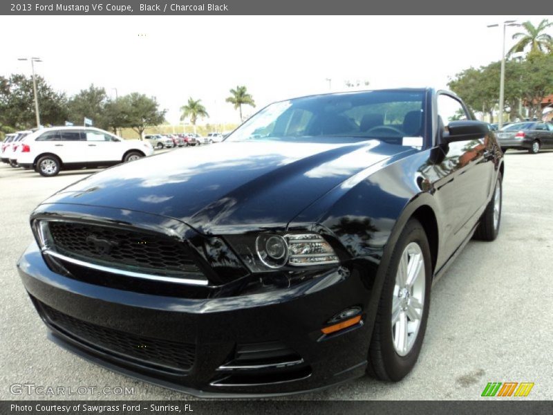 Black / Charcoal Black 2013 Ford Mustang V6 Coupe