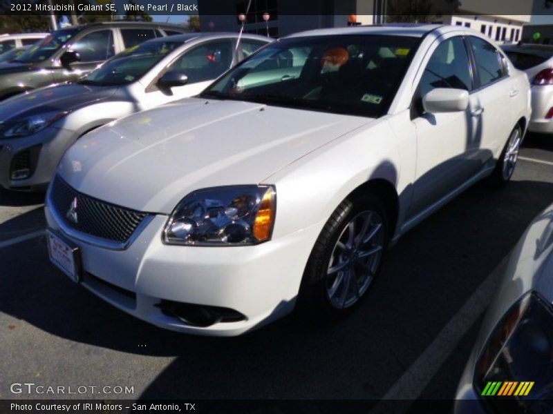 White Pearl / Black 2012 Mitsubishi Galant SE