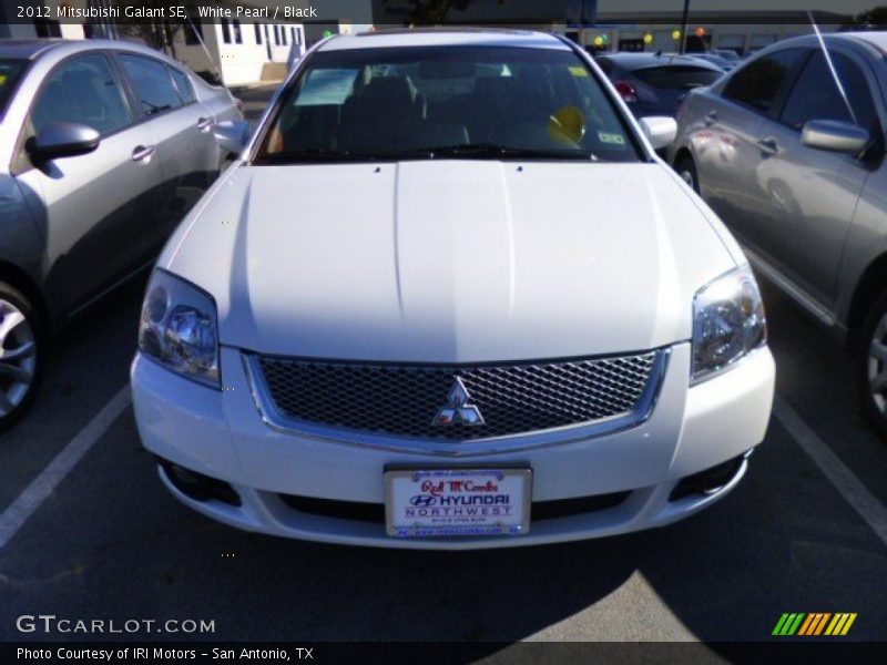 White Pearl / Black 2012 Mitsubishi Galant SE