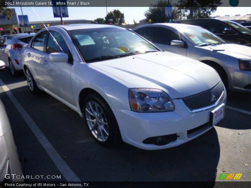 White Pearl / Black 2012 Mitsubishi Galant SE