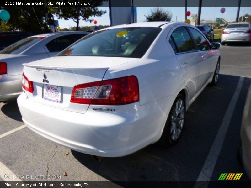 White Pearl / Black 2012 Mitsubishi Galant SE