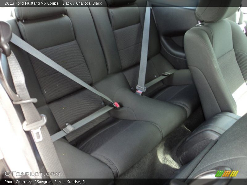 Rear Seat of 2013 Mustang V6 Coupe