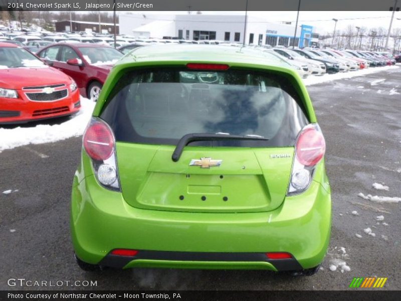 Jalapeno / Silver/Green 2014 Chevrolet Spark LS