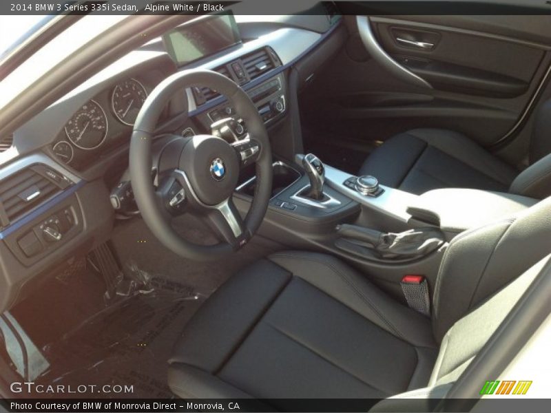 Black Interior - 2014 3 Series 335i Sedan 