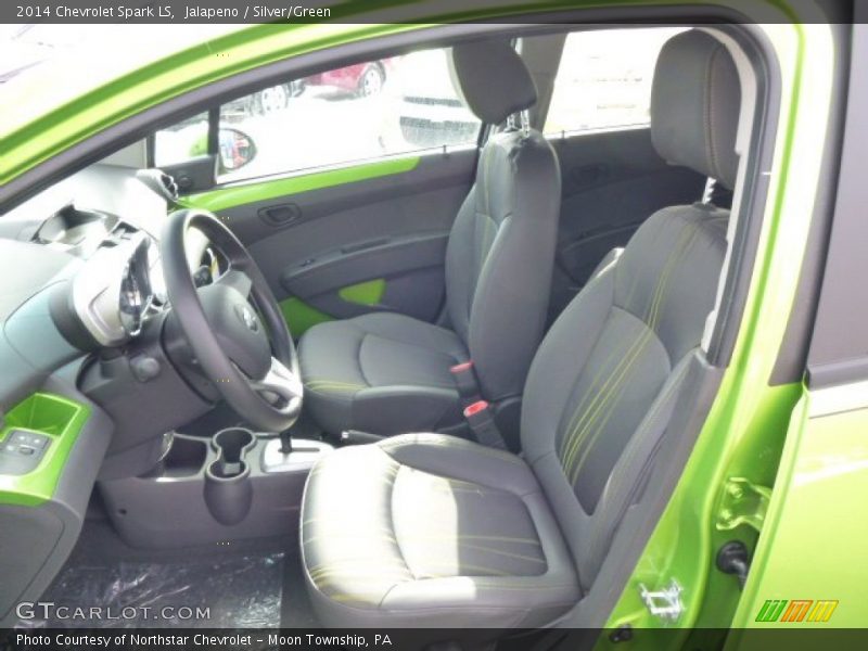 Jalapeno / Silver/Green 2014 Chevrolet Spark LS