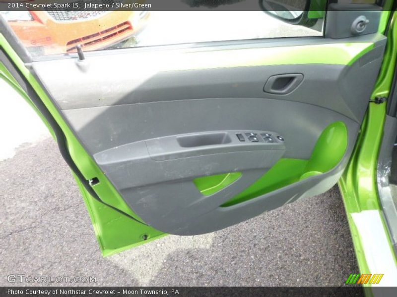 Jalapeno / Silver/Green 2014 Chevrolet Spark LS