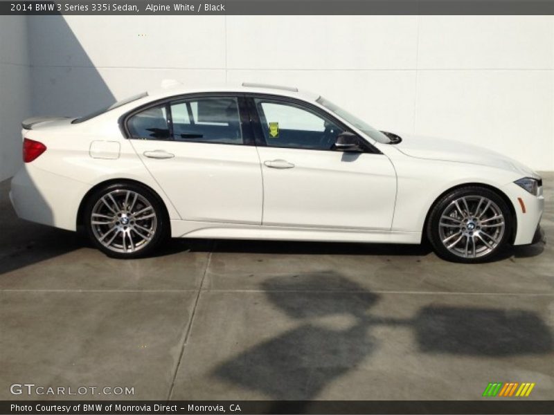 Alpine White / Black 2014 BMW 3 Series 335i Sedan