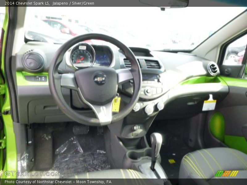 Jalapeno / Silver/Green 2014 Chevrolet Spark LS