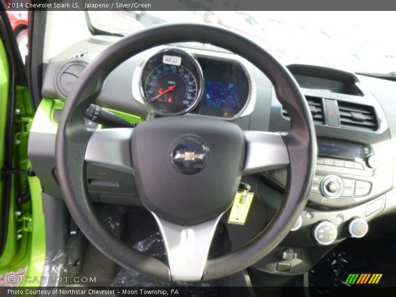 Jalapeno / Silver/Green 2014 Chevrolet Spark LS