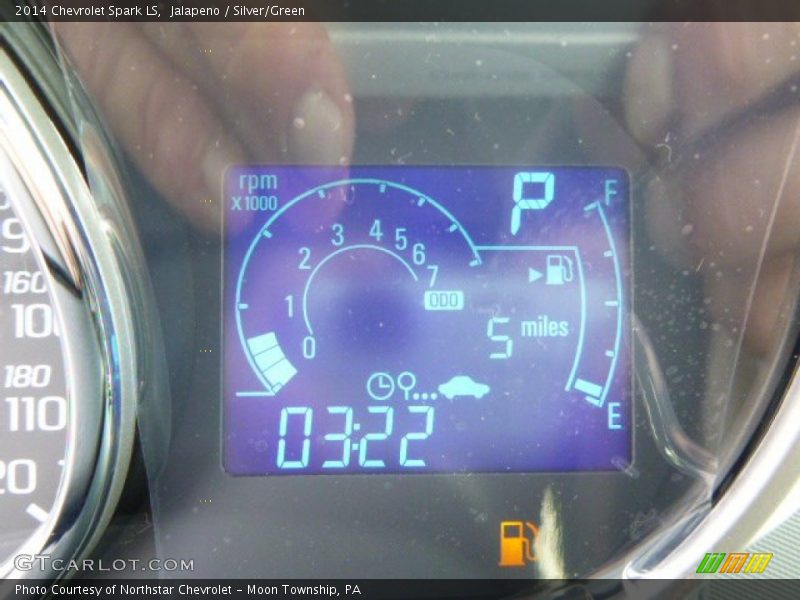 Jalapeno / Silver/Green 2014 Chevrolet Spark LS