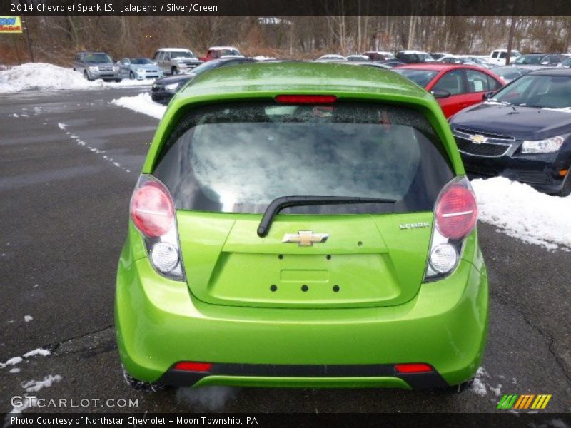 Jalapeno / Silver/Green 2014 Chevrolet Spark LS