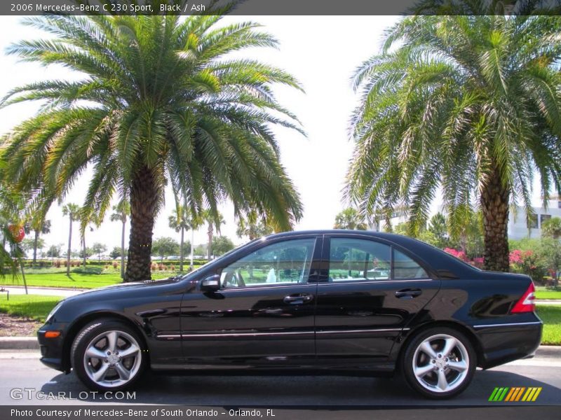 Black / Ash 2006 Mercedes-Benz C 230 Sport
