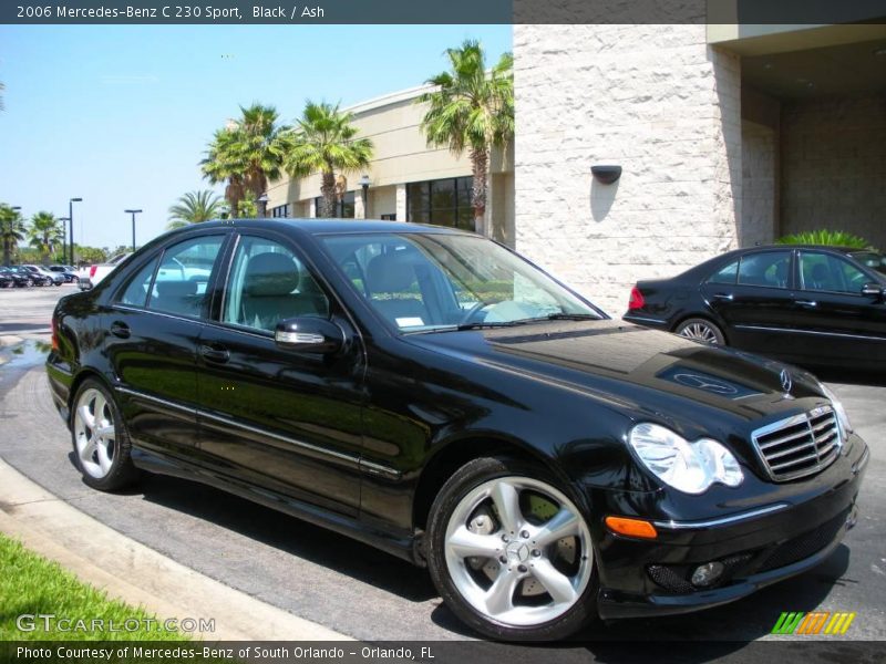 Black / Ash 2006 Mercedes-Benz C 230 Sport