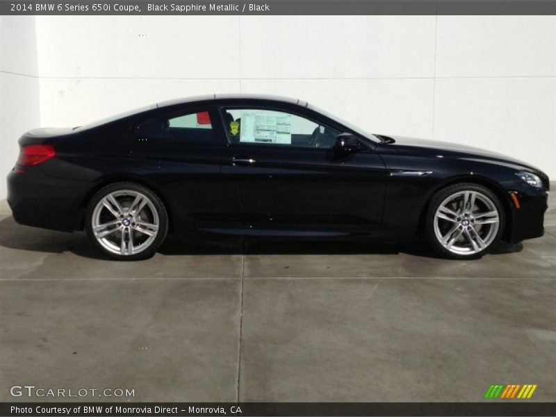  2014 6 Series 650i Coupe Black Sapphire Metallic