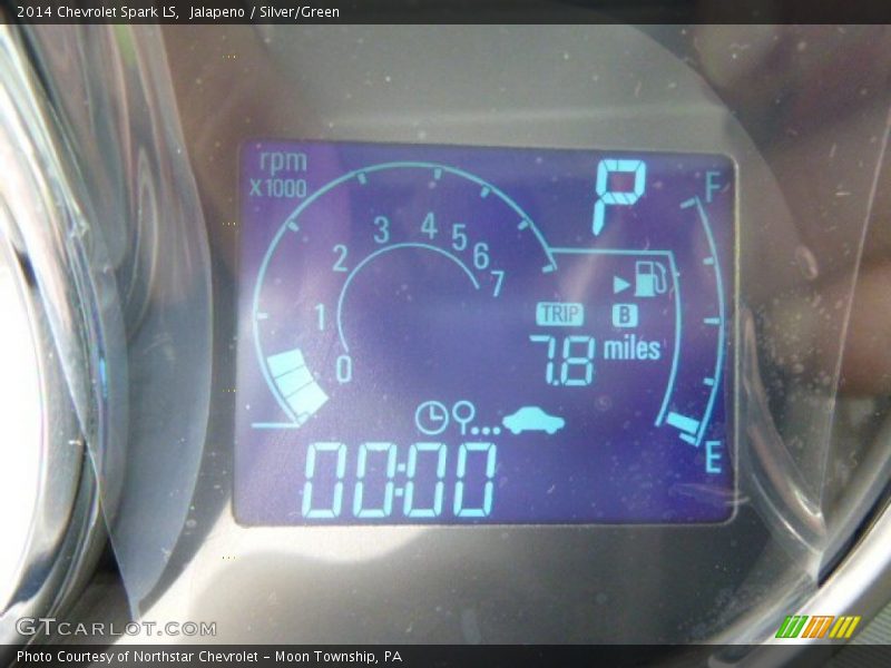 Jalapeno / Silver/Green 2014 Chevrolet Spark LS