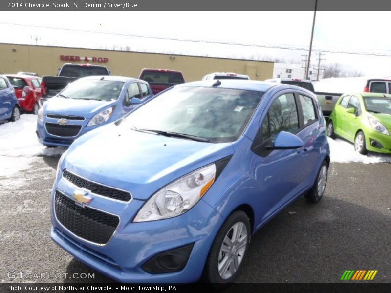 Denim / Silver/Blue 2014 Chevrolet Spark LS