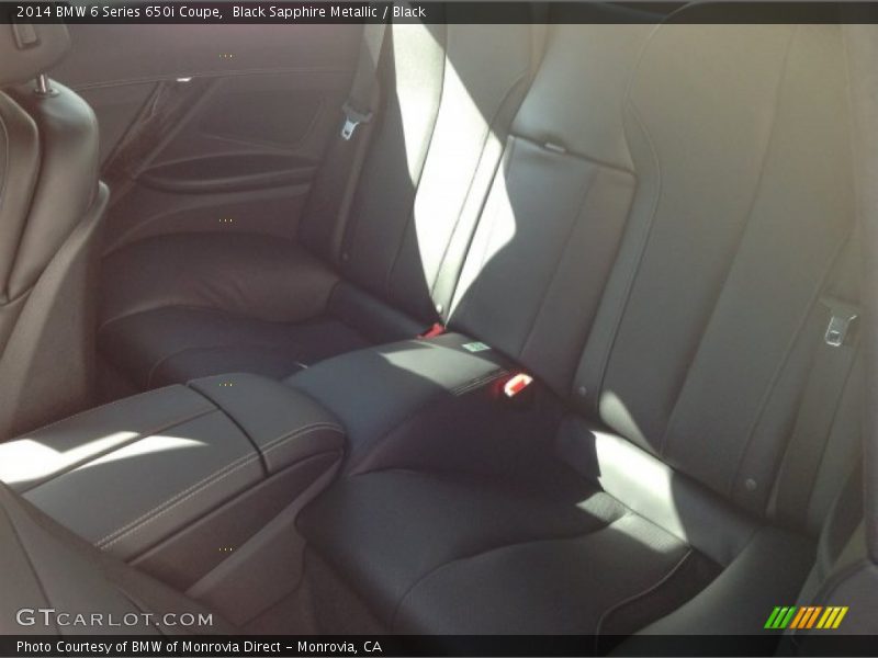 Black Sapphire Metallic / Black 2014 BMW 6 Series 650i Coupe