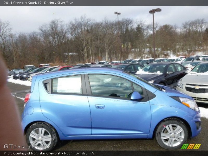 Denim / Silver/Blue 2014 Chevrolet Spark LS