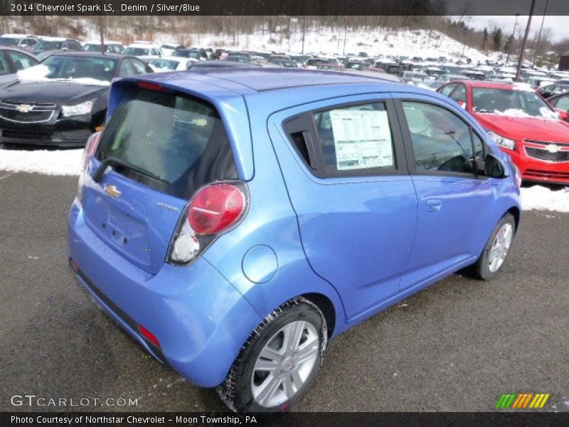 Denim / Silver/Blue 2014 Chevrolet Spark LS