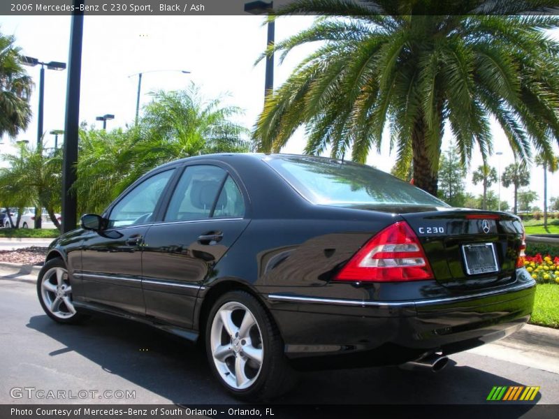 Black / Ash 2006 Mercedes-Benz C 230 Sport