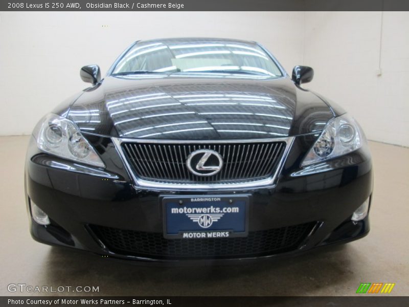 Obsidian Black / Cashmere Beige 2008 Lexus IS 250 AWD