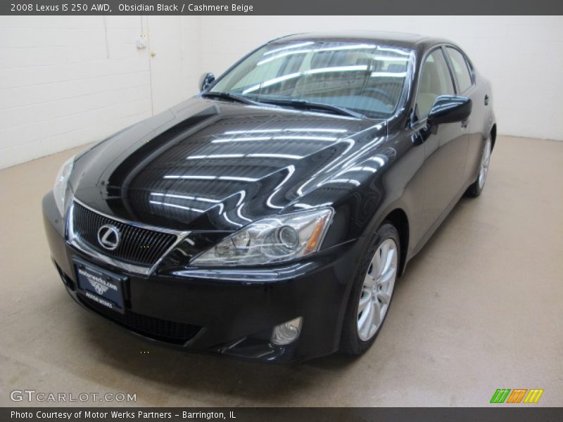 Obsidian Black / Cashmere Beige 2008 Lexus IS 250 AWD