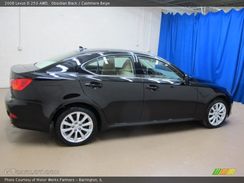 Obsidian Black / Cashmere Beige 2008 Lexus IS 250 AWD