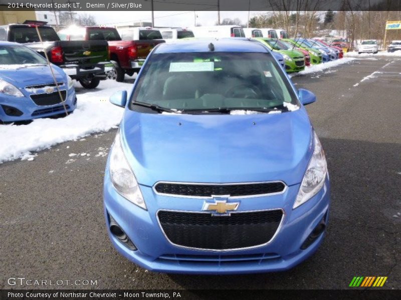 Denim / Silver/Blue 2014 Chevrolet Spark LT