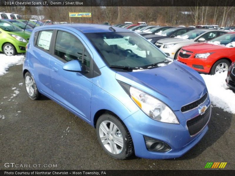 Denim / Silver/Blue 2014 Chevrolet Spark LT