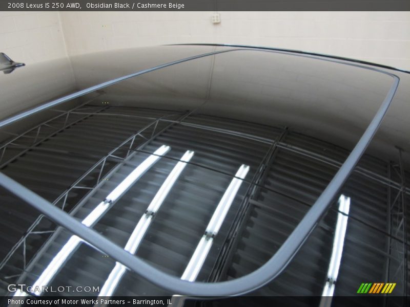 Obsidian Black / Cashmere Beige 2008 Lexus IS 250 AWD