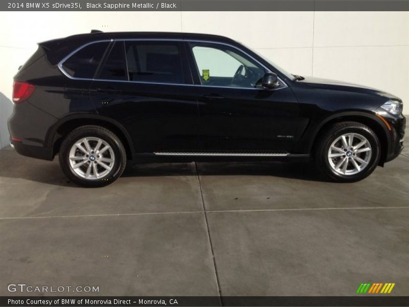 Black Sapphire Metallic / Black 2014 BMW X5 sDrive35i