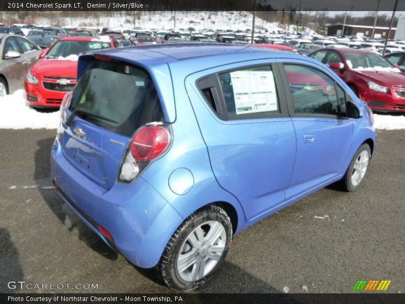 Denim / Silver/Blue 2014 Chevrolet Spark LT