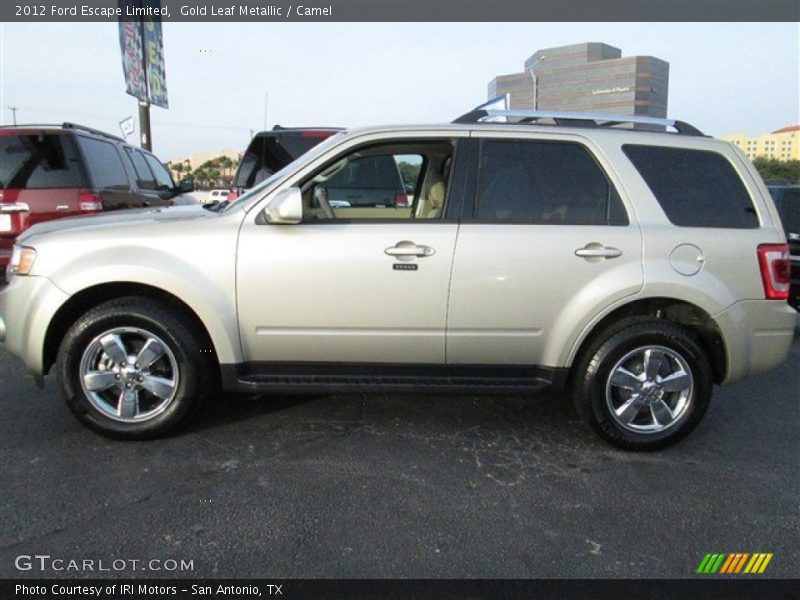 Gold Leaf Metallic / Camel 2012 Ford Escape Limited