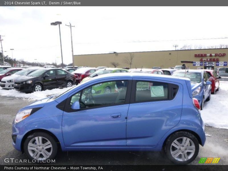 Denim / Silver/Blue 2014 Chevrolet Spark LT