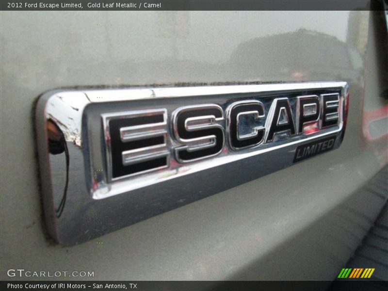 Gold Leaf Metallic / Camel 2012 Ford Escape Limited