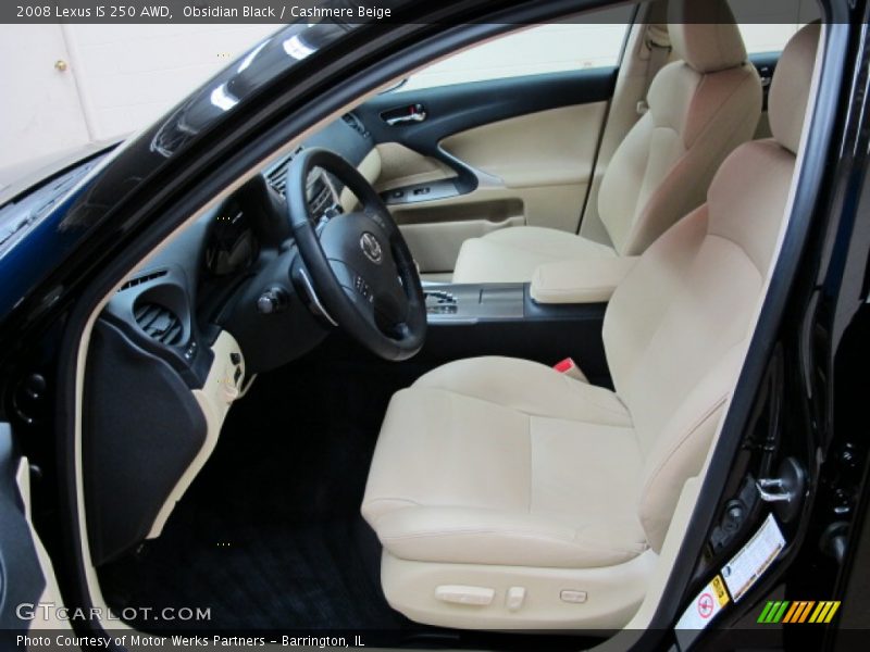 Obsidian Black / Cashmere Beige 2008 Lexus IS 250 AWD