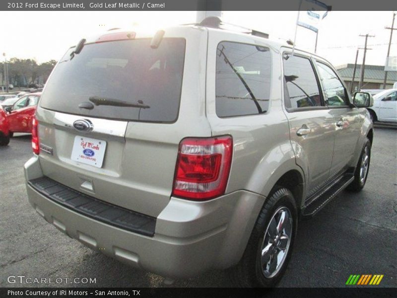 Gold Leaf Metallic / Camel 2012 Ford Escape Limited