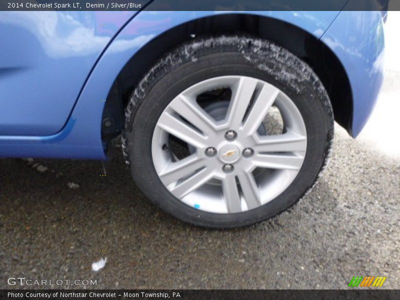 Denim / Silver/Blue 2014 Chevrolet Spark LT