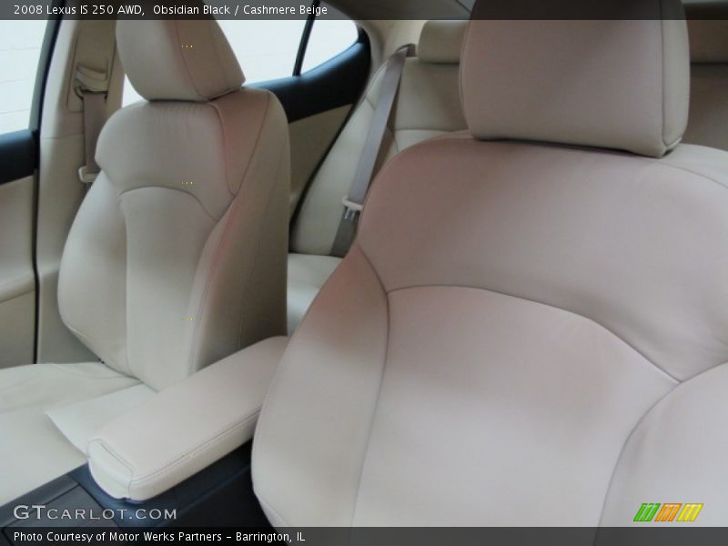Obsidian Black / Cashmere Beige 2008 Lexus IS 250 AWD