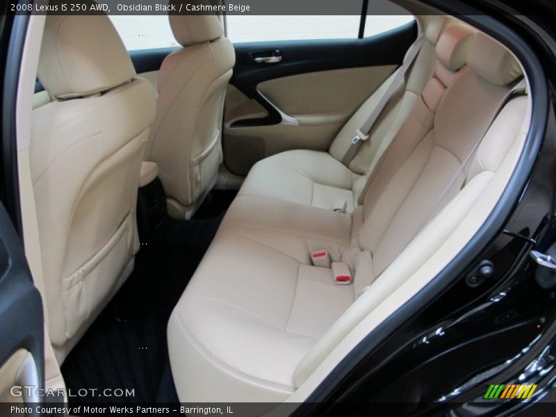 Obsidian Black / Cashmere Beige 2008 Lexus IS 250 AWD