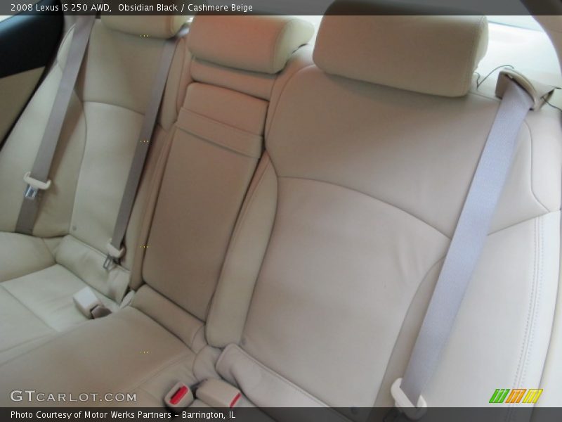 Obsidian Black / Cashmere Beige 2008 Lexus IS 250 AWD