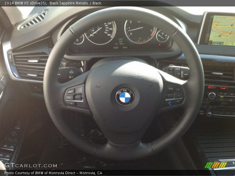 Black Sapphire Metallic / Black 2014 BMW X5 sDrive35i