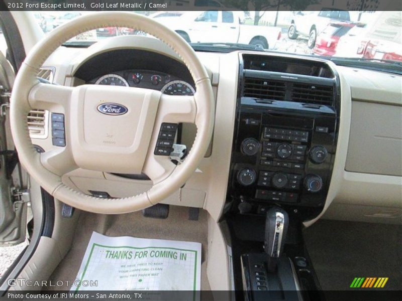 Gold Leaf Metallic / Camel 2012 Ford Escape Limited