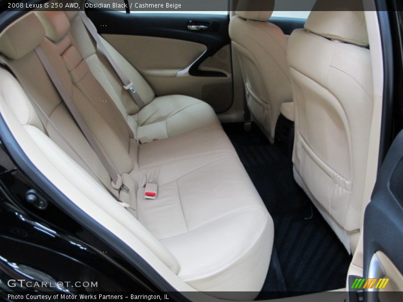 Obsidian Black / Cashmere Beige 2008 Lexus IS 250 AWD